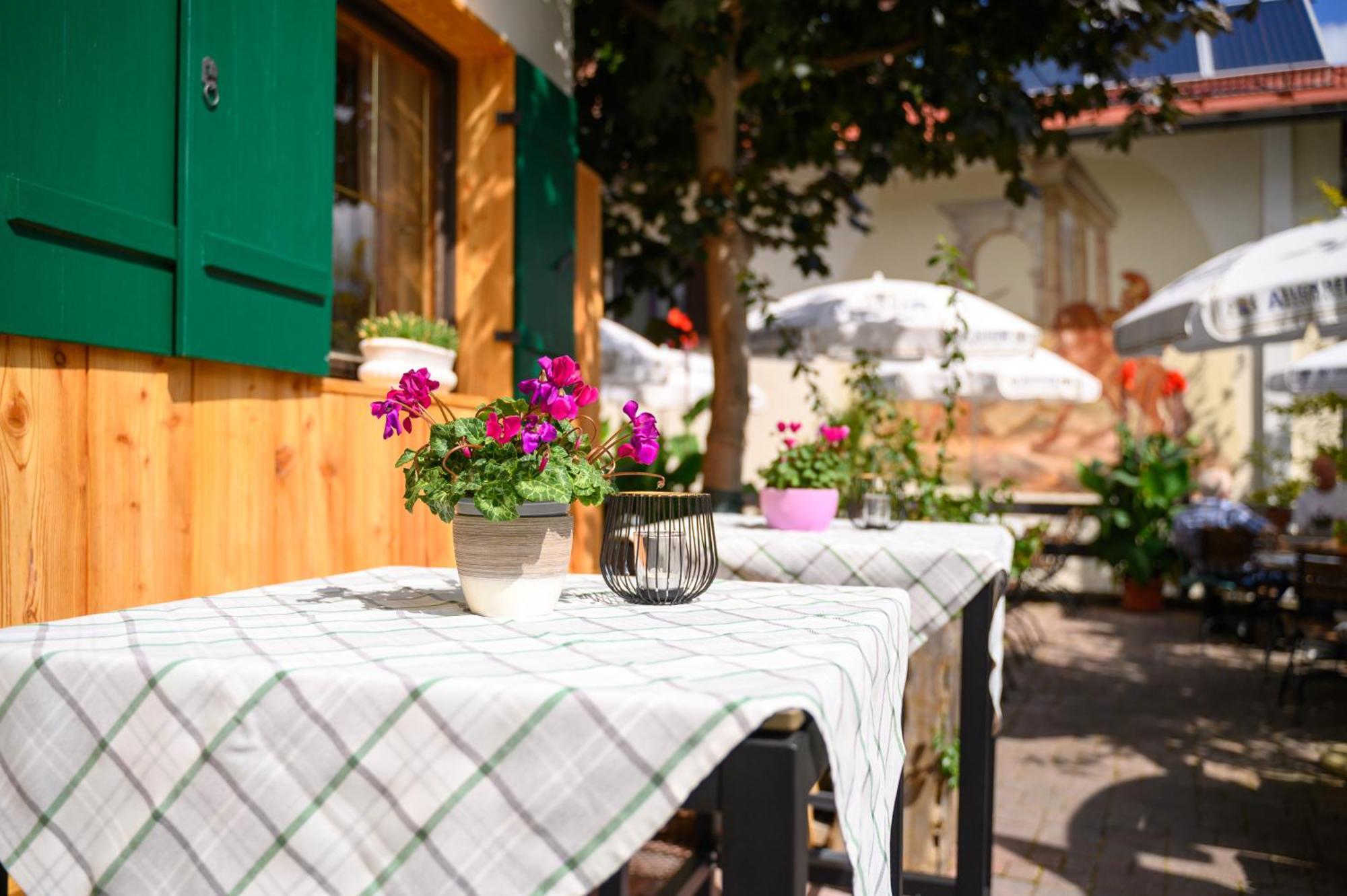 Hotel Restaurant Frühlingsgarten Fussen Bagian luar foto