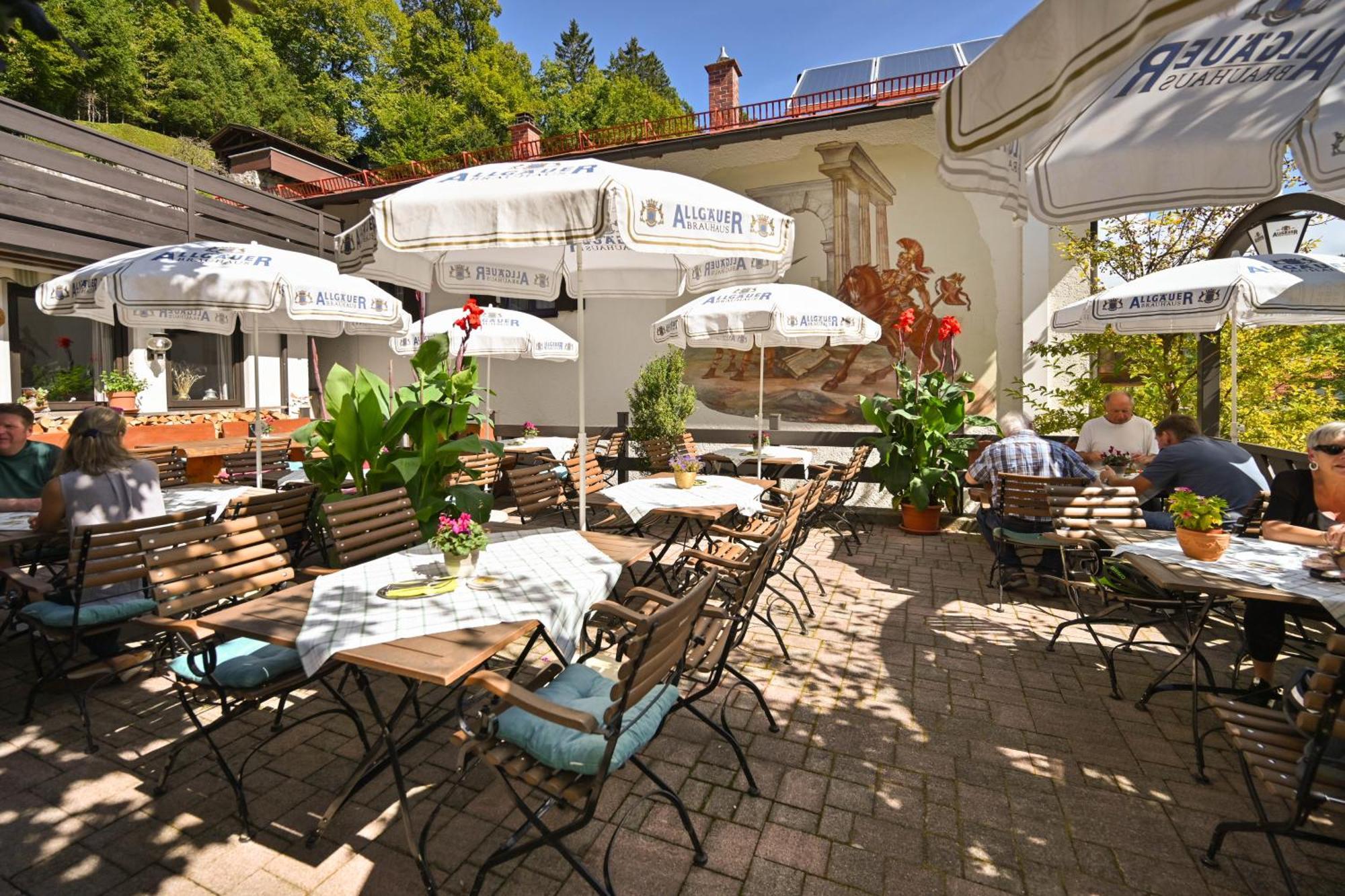 Hotel Restaurant Frühlingsgarten Fussen Bagian luar foto